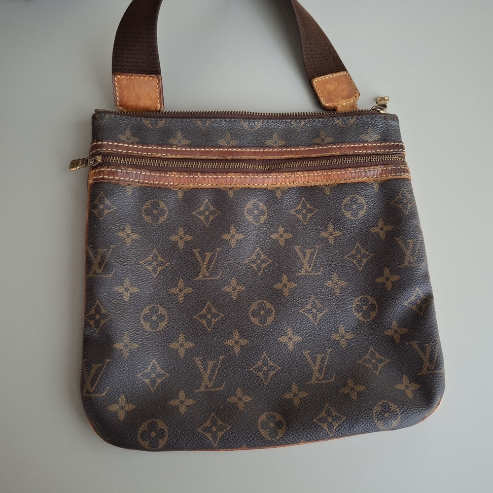 Louis Vuitton Bosphore Brown Crossbody Monogram Signature Bag - Picture 4 of 8